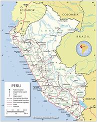 Image result for Peru Capital City Map