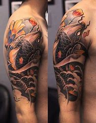 Image result for Koi Tattoo Full Sleeve