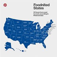 Image result for USA Stats Food Map