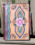 Image result for Tooled Leather Journal Cover