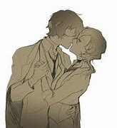 Image result for Chuuya and Dazai Kiss