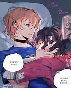 Image result for Chuuya and Dazai Kiss