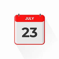 Image result for July 23 Calendar