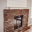 Image result for DIY Brick Fireplace