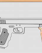 Image result for Easy Line Drawings Gun