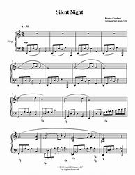 Image result for Silent Night Harp Sheet Music