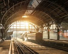 Image result for Old Railway Station Now a Libraryxabd Cafe