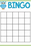 Image result for Blank Bingo Chart