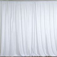 Image result for White Curtain Backdrop