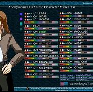 Image result for 2D Anime Character Creator