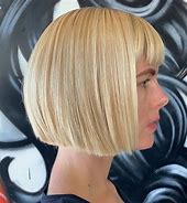 Image result for Short Graduated Bob with Bangs