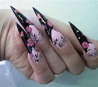 Image result for Cool Long Nails Detailed Art