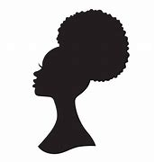 Image result for Lady Afro Puff SVG