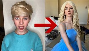 Image result for Beautiful Boy to Girl Makeover