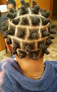 Image result for Bantu Knots with Bangs