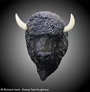 Image result for Buffalo Head Sculpture