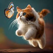 Image result for Cat Ctch Butteerfly