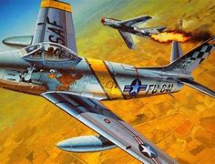 Image result for F-86 Shooting Down MiG-15 Wallpaper