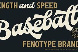 Image result for Baseball Text Font