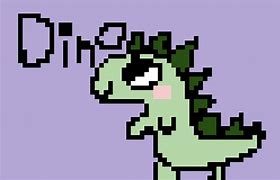 Image result for Dino Pixel Art