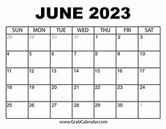 Image result for June Real Calendar