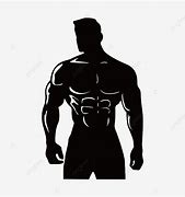 Image result for Muscle Man Silhouette