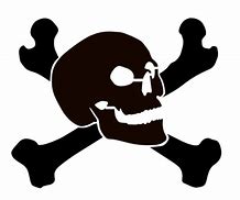 Image result for Cute Skull and Crossbones Stencil