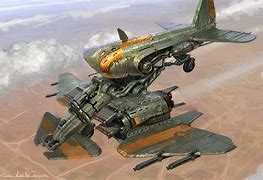 Image result for Dieselpunk Plane Concept Art