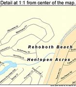 Image result for Rehoboth Beach Map of Area