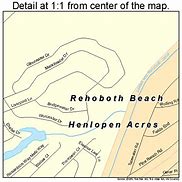 Image result for Rehoboth Beach Map