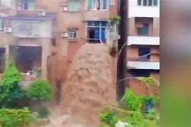 Image result for Flood Buildings China