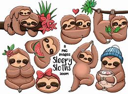 Image result for Cute Cartoon Baby Sloth