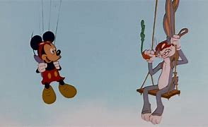 Image result for Eddie Valiant Mickey Mouse and Bugs Bunny