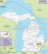 Image result for 248 Area Code Map