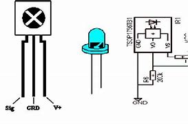 Image result for IR Sensor Drawing Size