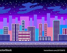 Image result for Pixel Art City