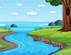 Image result for Flowing River Graphic