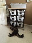 Image result for 6 Drawer Wire Cart