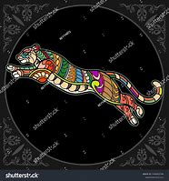 Image result for Zentangle Tiger