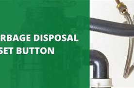 Image result for Garbage Disposal Reset Button