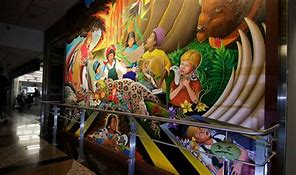 Image result for Denver Airport Weird Murals