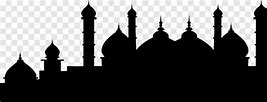 Image result for Gambar Masjid Jarak Jauh Kartun Hitam Putih