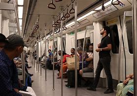 Image result for Metro Train Inside