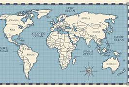 Image result for Continent Map with Countries