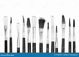 Image result for Black Brush White Background Image