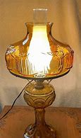 Image result for Amber Glass Hurricane Lamp