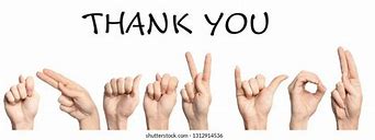 Image result for Thank You Hand Sign