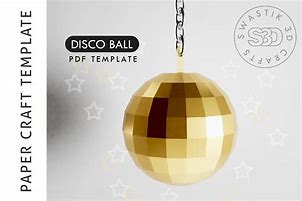 Image result for disco ball craft paper