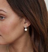 Image result for Tiffany Pearl and Diamond Earrings