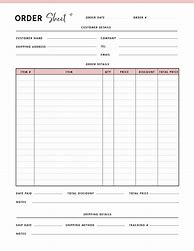 Image result for Purchase List Template